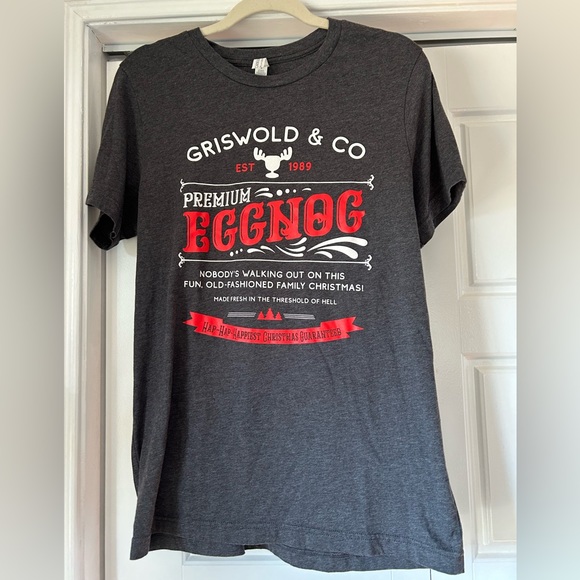 National Lampoon’s Christmas Vacation women’s M Canvas Bella Canvas Gray T-shirt - Picture 3 of 6